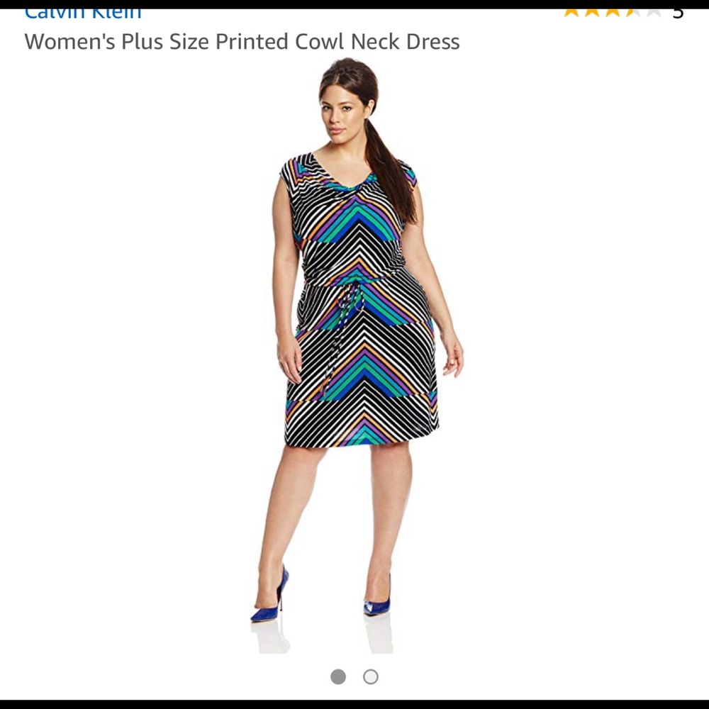 NWT Stunning Calvin Klein Jersey Dress